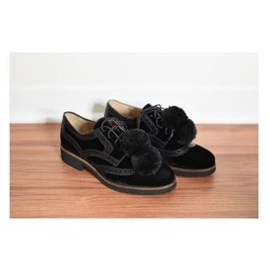 Sam Edelman velvet oxfords